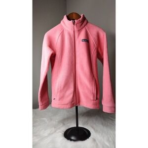 Columbia Coral Fleece Jacket Kids Full Zip Long Sleeve Mock Neck‎ Size M